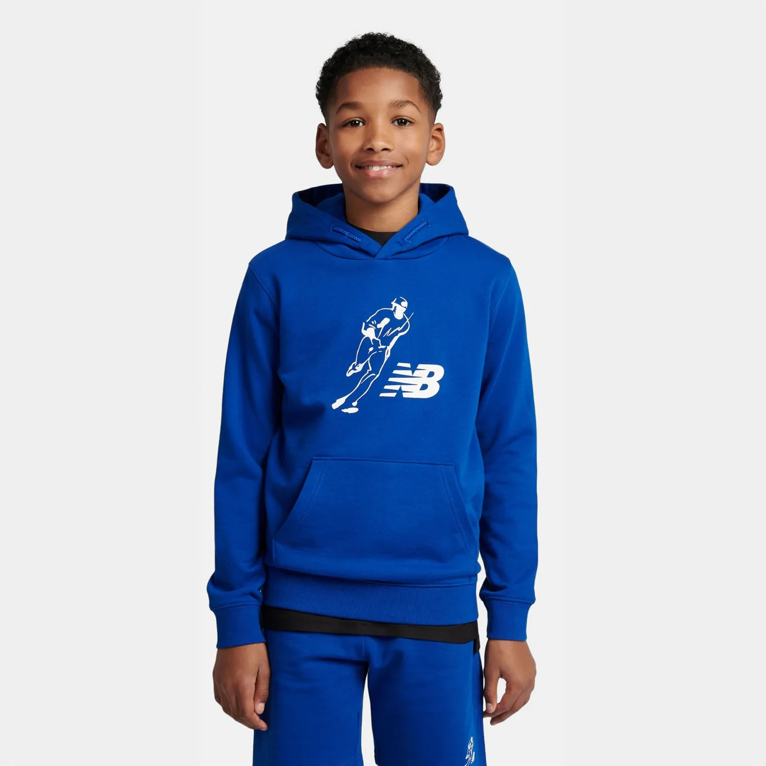 Худи с графическим принтом Shohei Ohtani Junior "Always on Logo" New Balance, TRY Team Royal