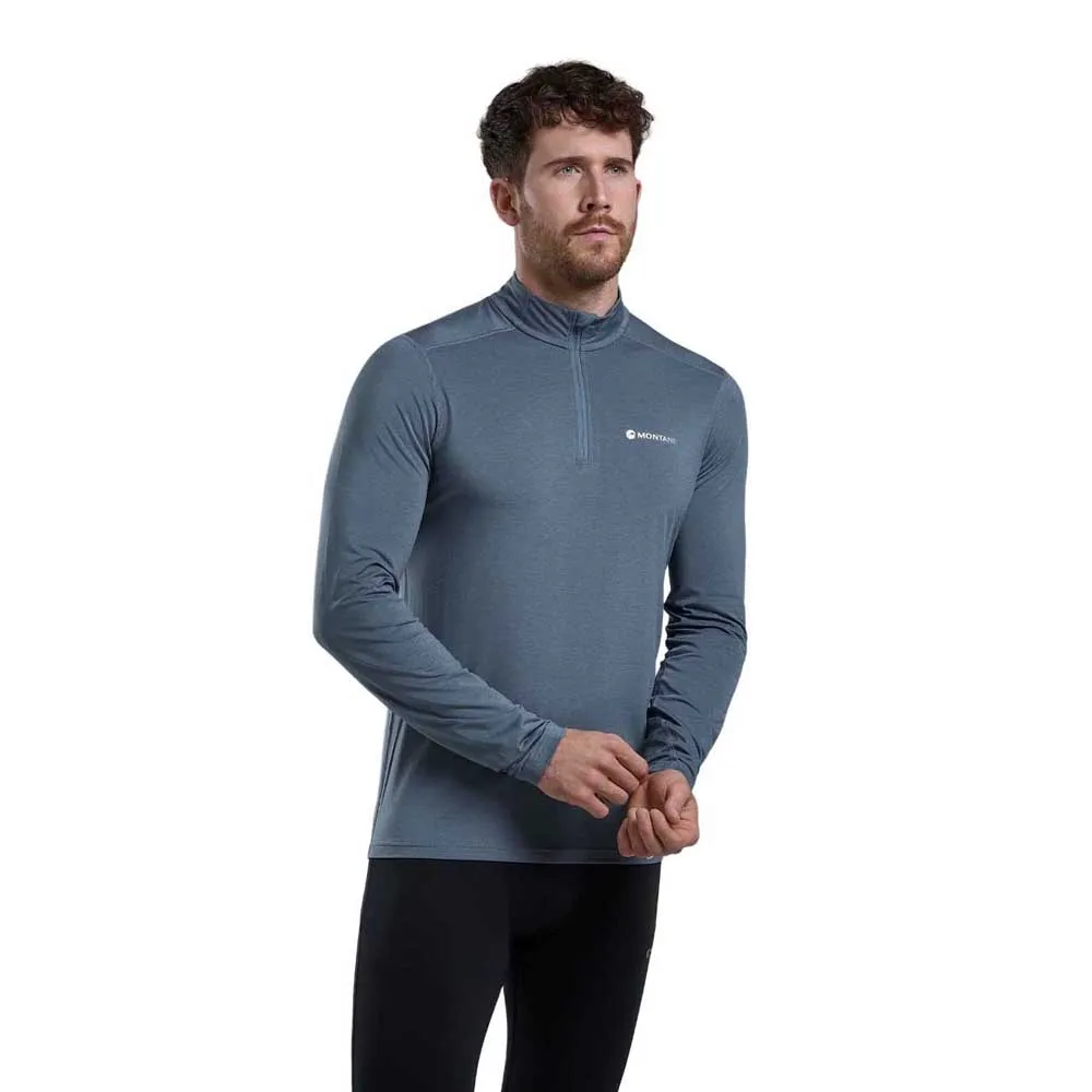 

Футболка Montane Dart XT Half Zip long sleeve, синий