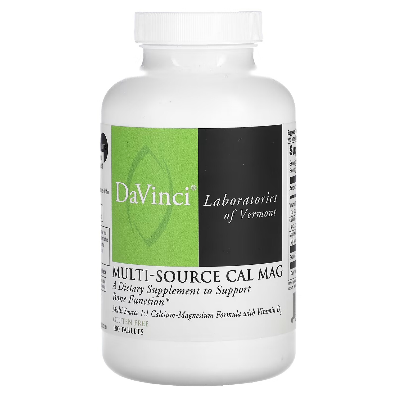 

Добавка DaVinci Laboratories of Vermont Multi-Source Cal Mag, 180 таблеток