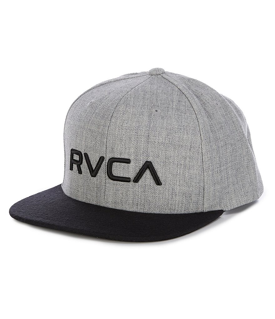

Саржевая шапка RVCA Snapback III, серый