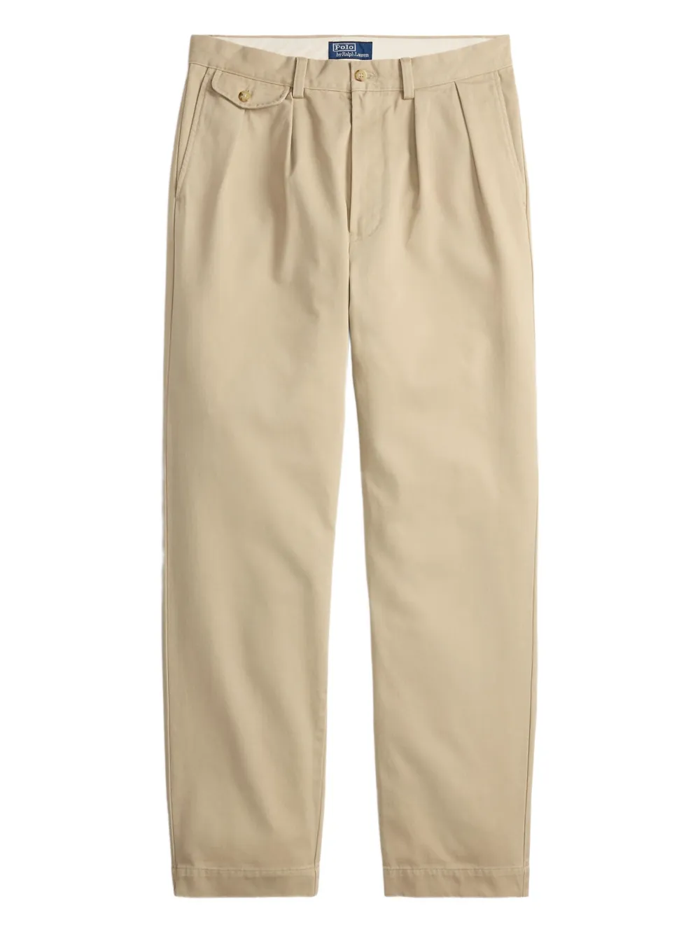 

Твиловые брюки со складками Polo Ralph Lauren, хаки