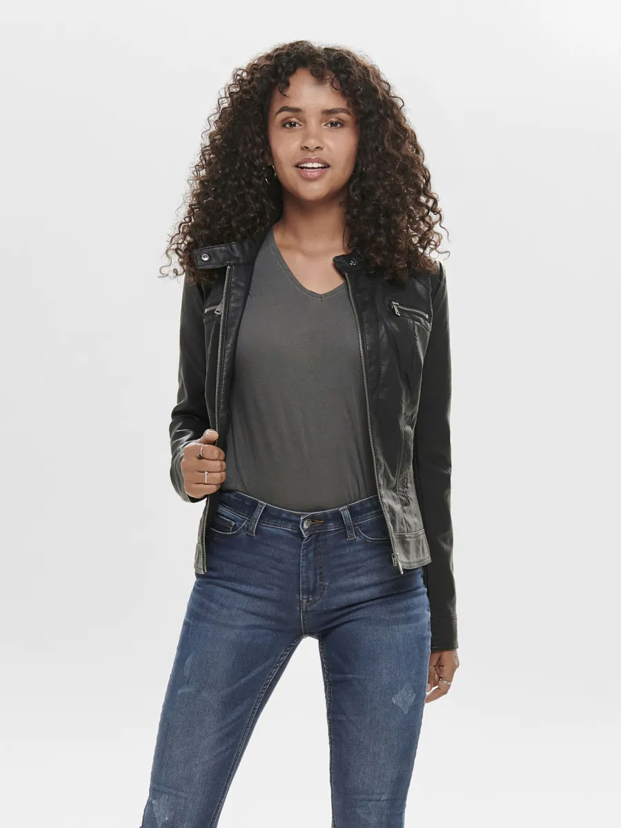 

Only куртка из искусственной кожи "ONLBANDIT FAUX LEATHER BIKER", черный