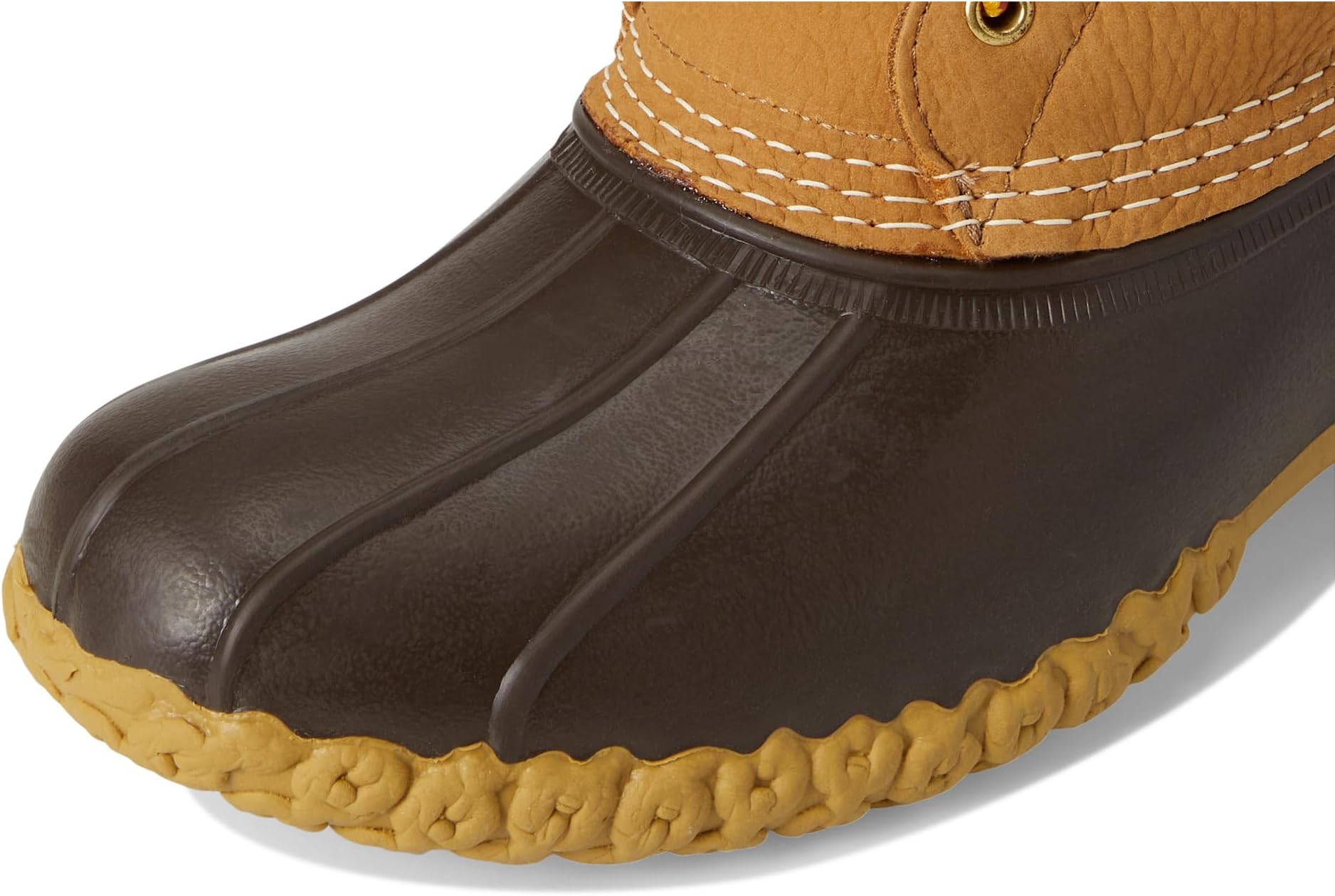 Ботинки L.L.Bean Men's Bean Boots 8" Fleece Lined Insulated, Tan/Bean Boot Brown/Gum/Red Black Plaid — фото 2