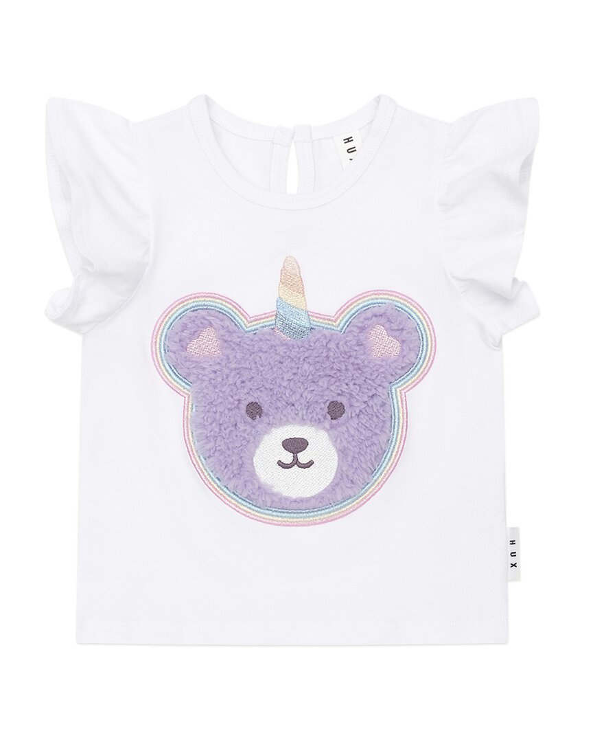 

Huxbaby Футболка с оборкой Unicorn Hux, белый