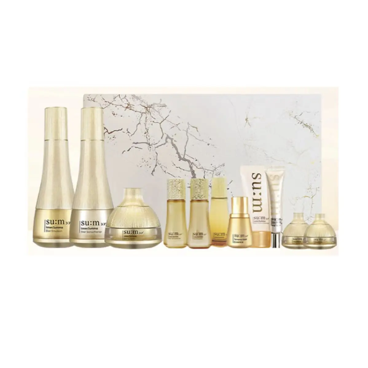 SU M37° Gilded Mists наборы для ухода за кожей увлажняющий, питающий, освежающий набор из 9 предметов/набор из 11 предметов SU:M37° — фото 2