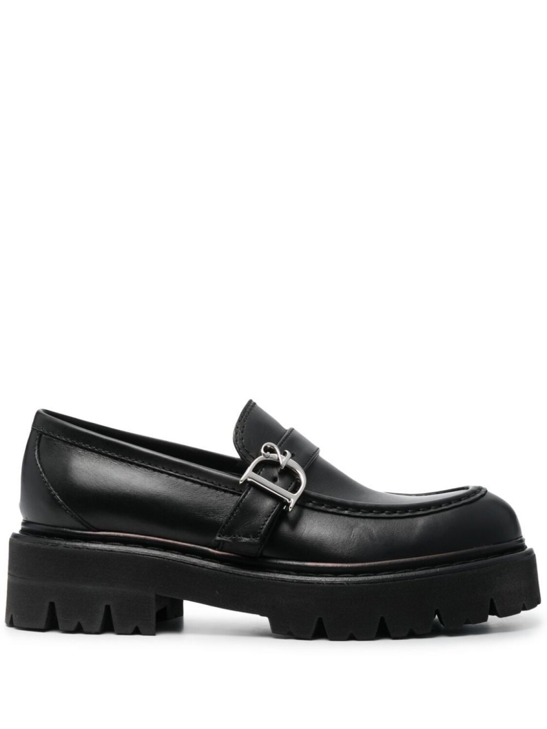 

Dsquared2 лоферы с монограммой, черный