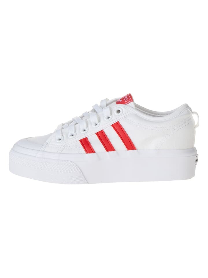 

Низкие кроссовки adidas Nizza Platform, цвет weiß/rot