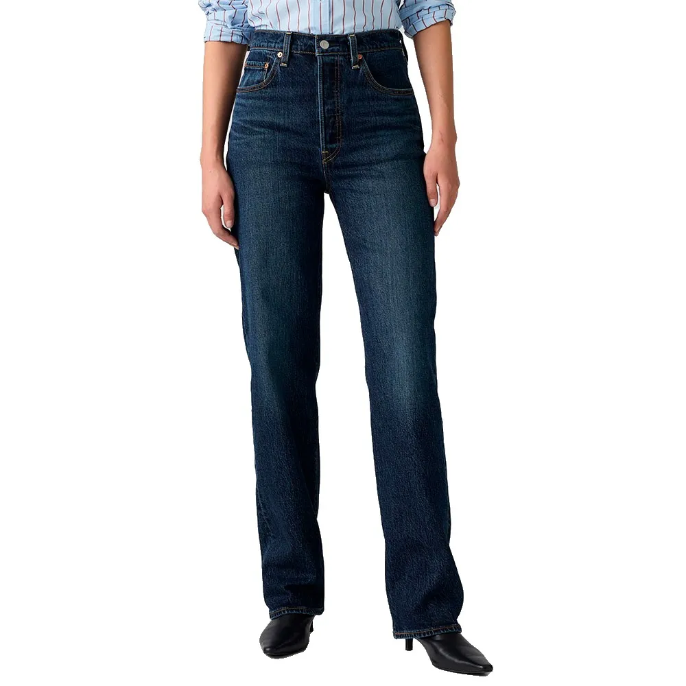 

Джинсы Levi's Ribcage Full Length, синий