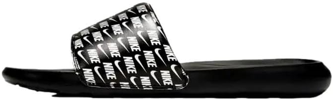 

Мужские шлепанцы Nike Victori One с принтом, черно-белый