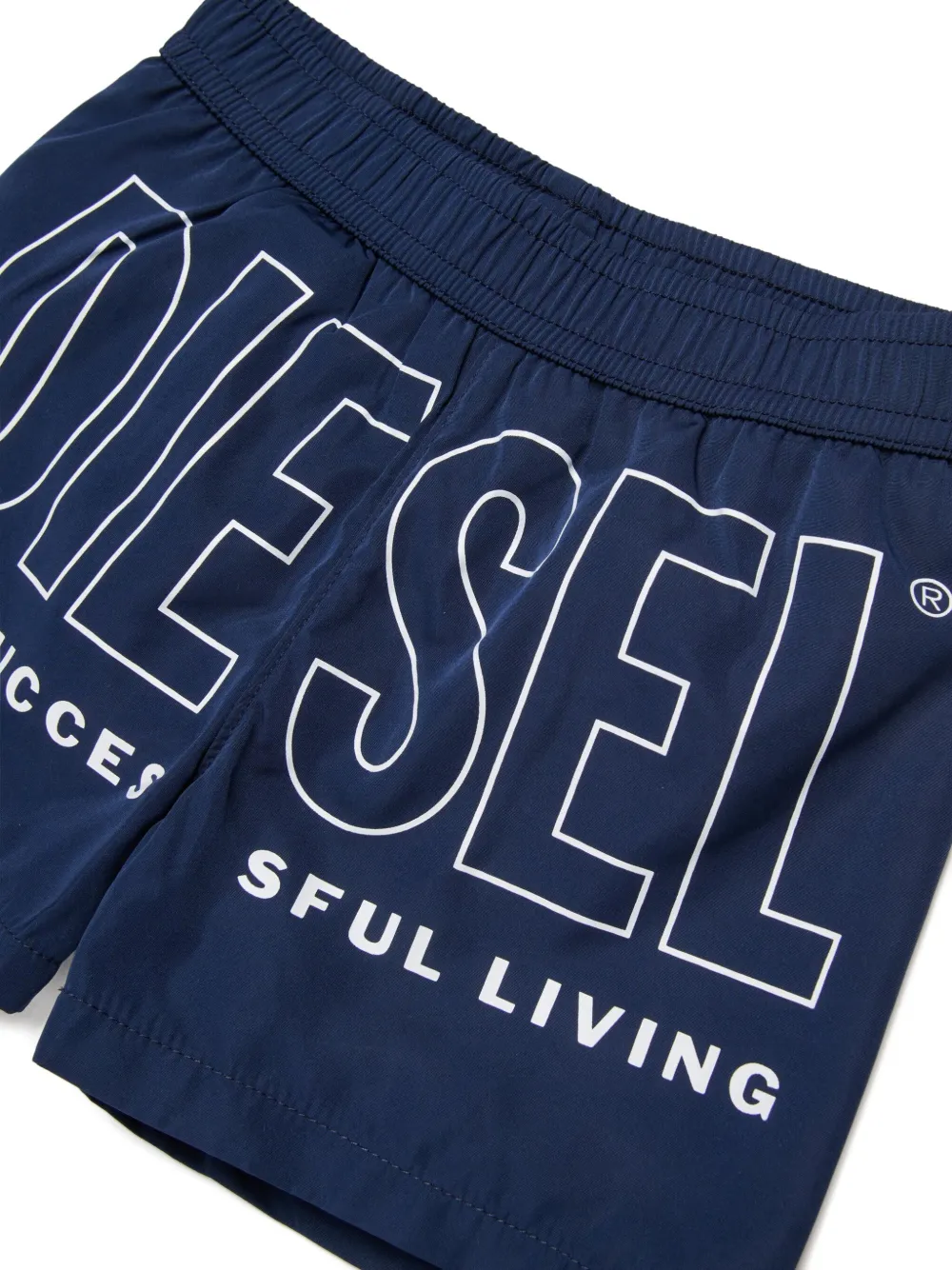 Плавки-шорты с эластичным поясом Diesel Kids, синий — фото 4