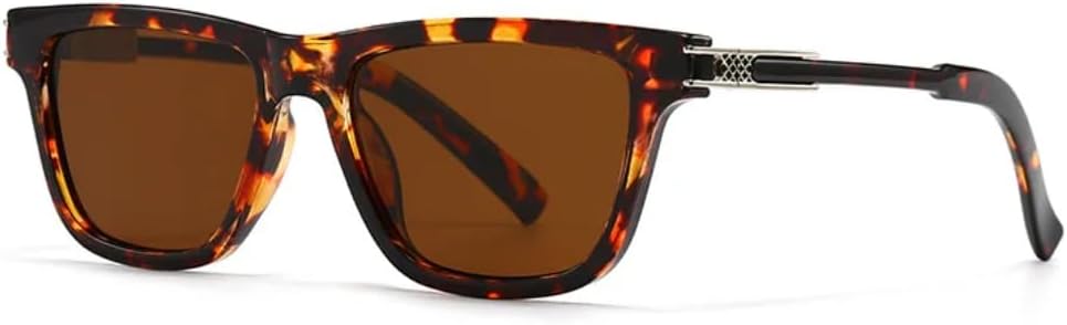 

Мужские солнцезащитные очки класса люкс, модные, серые с градиентом; женские очки с защитой от УФ-излучения UV400 и прозрачными линзами в оправе UUPTTPL, C2 Leopard Tea