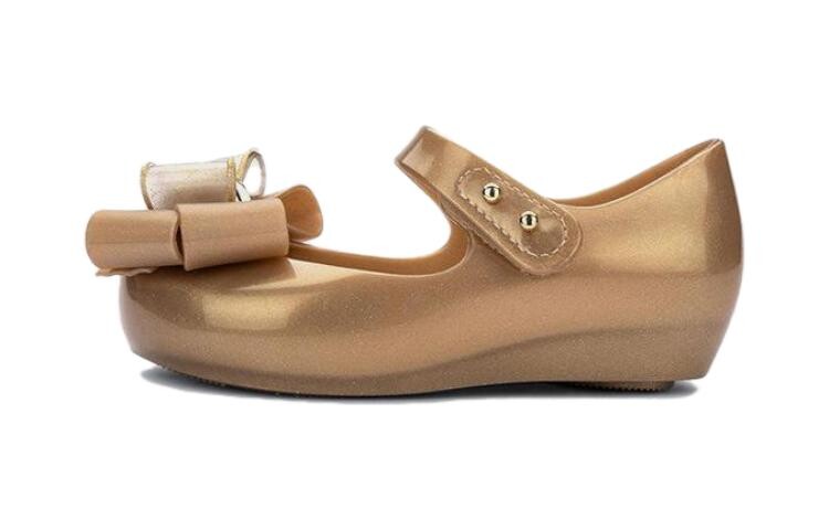 Кроссовки Mini MELISSA Ultragirl Sweet Bow-detail Ballerina Shoes, золотой — фото 2