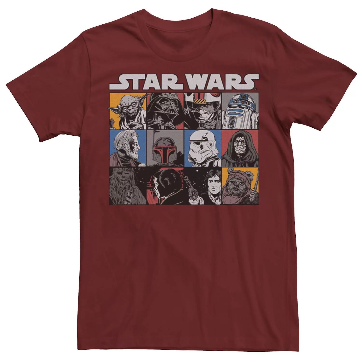 

Мужская футболка с коробочками в стиле комиксов Star Wars