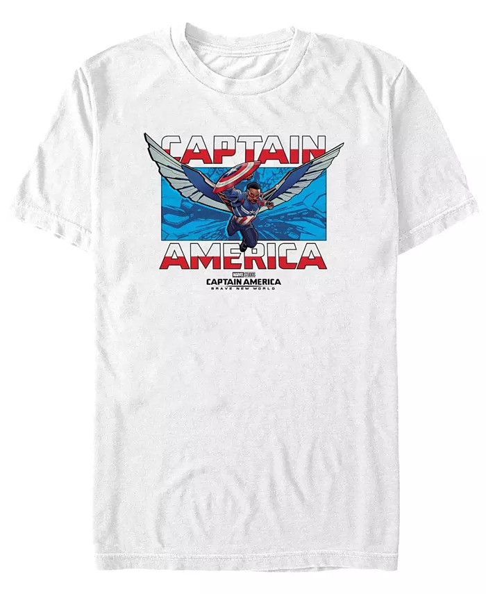 

Мужская футболка с коротким рукавом Sam Captain America Marvel, белый