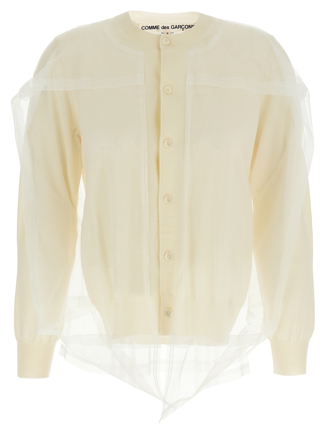 

Кардиган из тюля COMME DES GARCONS, белый
