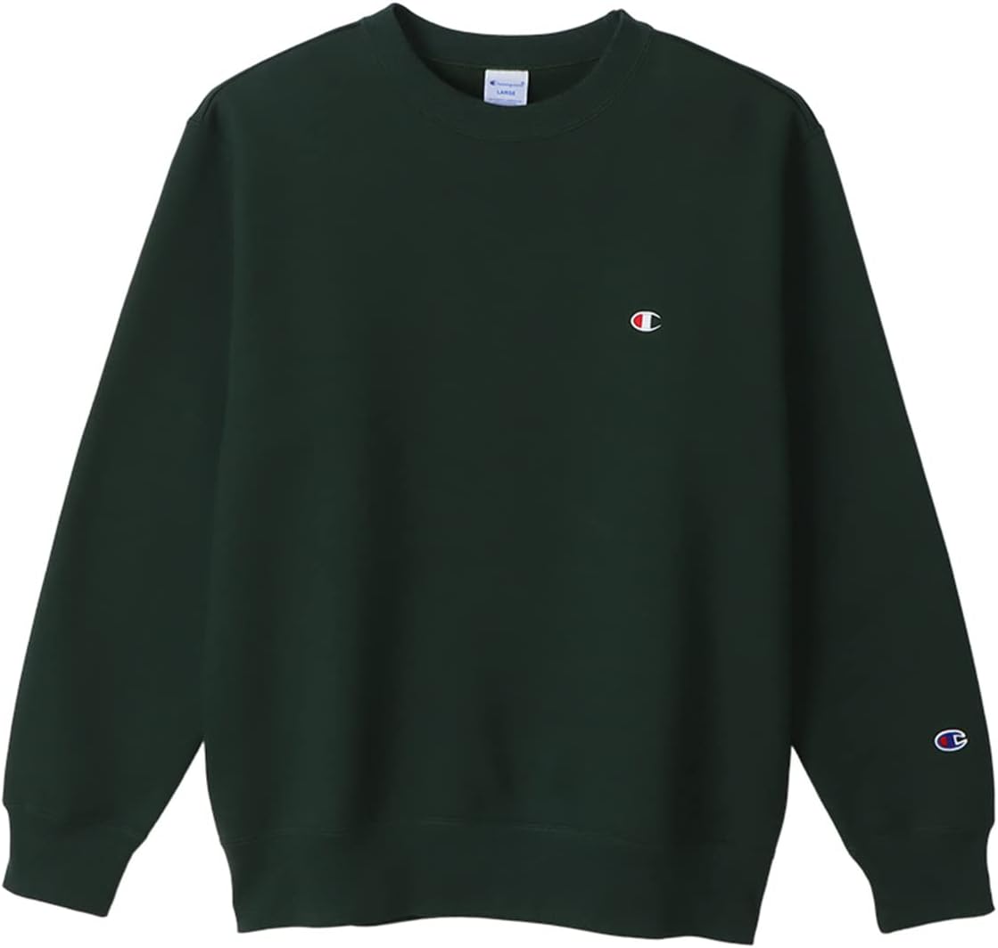 

Мужская толстовка с длинными рукавами Champion C3-W005Z, с логотипом One Point и круглым вырезом, темно-зеленый