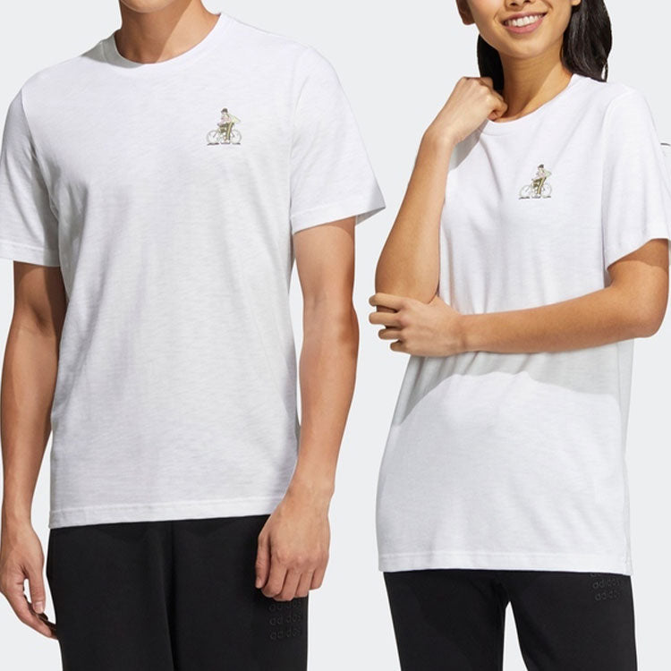 Футболка adidas neo Tee, белый — фото 3