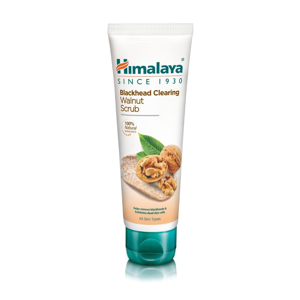 

Маска для лица Himalaya Blackhead Clearing Walnut Scrub 75Ml Himalaya Herbal Healthcare, 75 мл