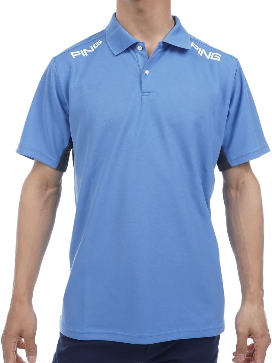 

Мужская поло-рубашка с коротким рукавом Pin Apparel 621-5160209, серия AddElm (технология add.03) / для гольфа, 110синий, LL Ping Apparel