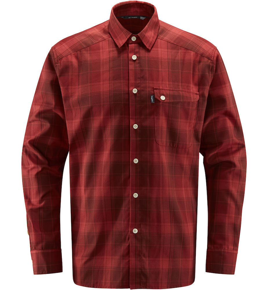 

Рубашка Haglöfs Flanellhemd Tarn Flannell Shirt, цвет Tarn Blue/Baltic Blue