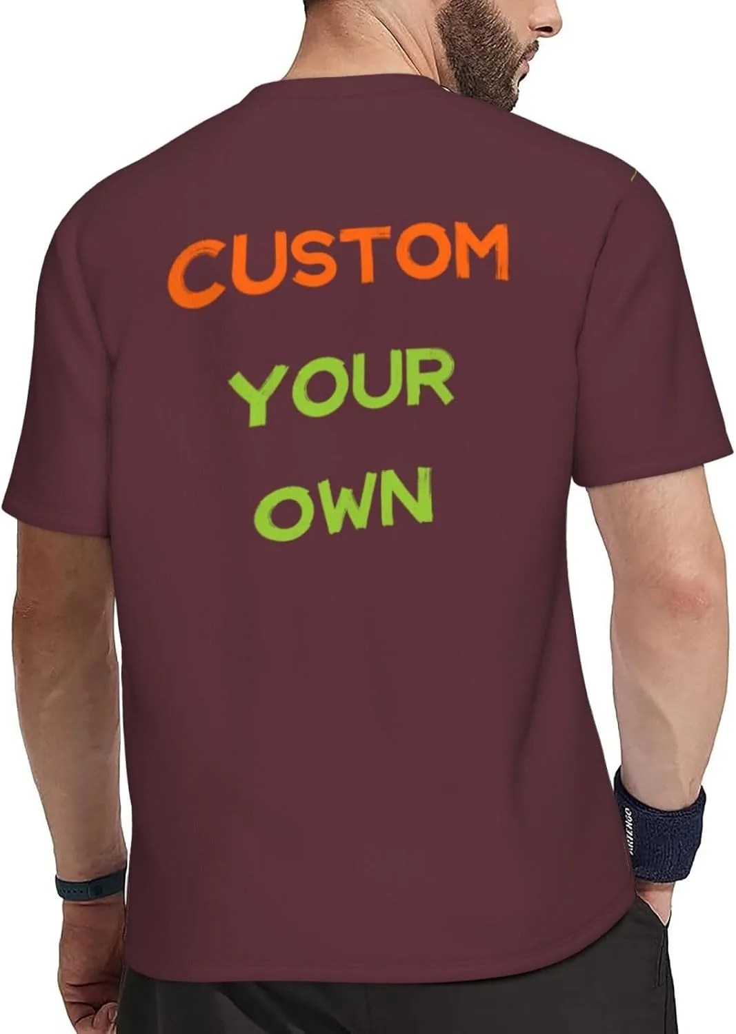 Футболка Custom с принтом на 4 сторонах для мужчин — фото 3