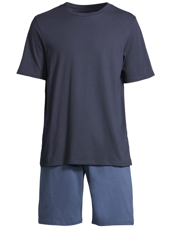 

Пижама Schiesser Night & Home, цвет dunkelblau/blau