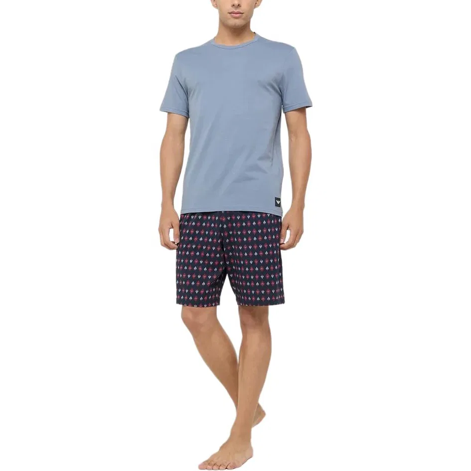 Футболка мужская 2 Pack EMPORIO ARMANI, Blue+Light Green