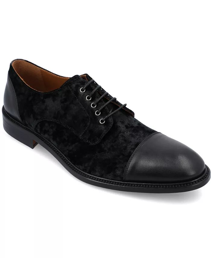 

Мужские туфли Jack Handcrafted Leather, Velvet and Wool Taft, черный
