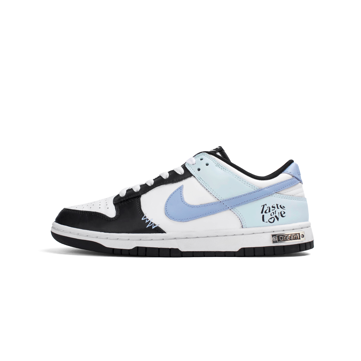 

Nike Туфли для скейтборда dunk begonia old dream с противоскользящей подошвой, легкие, с амортизацией, низкие, сине-белые, детские