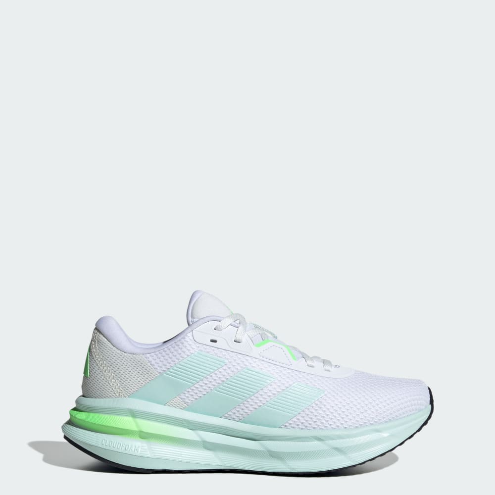 Кроссовки Adidas Galaxy 7 Running Shoes, цвет Cloud White/Halo Mint/Lime Burst