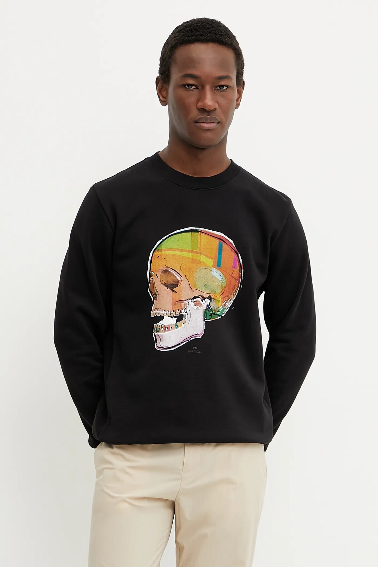 

Хлопковая толстовка PS Paul Smith, черный