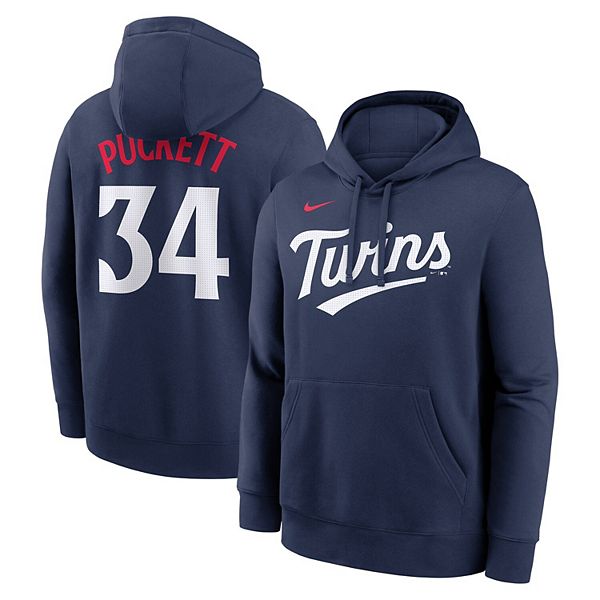 Толстовка с капюшоном Minnesota Twins, цвет navy, с именем и номером игрока Кирби Пакетт Nike — фото 2
