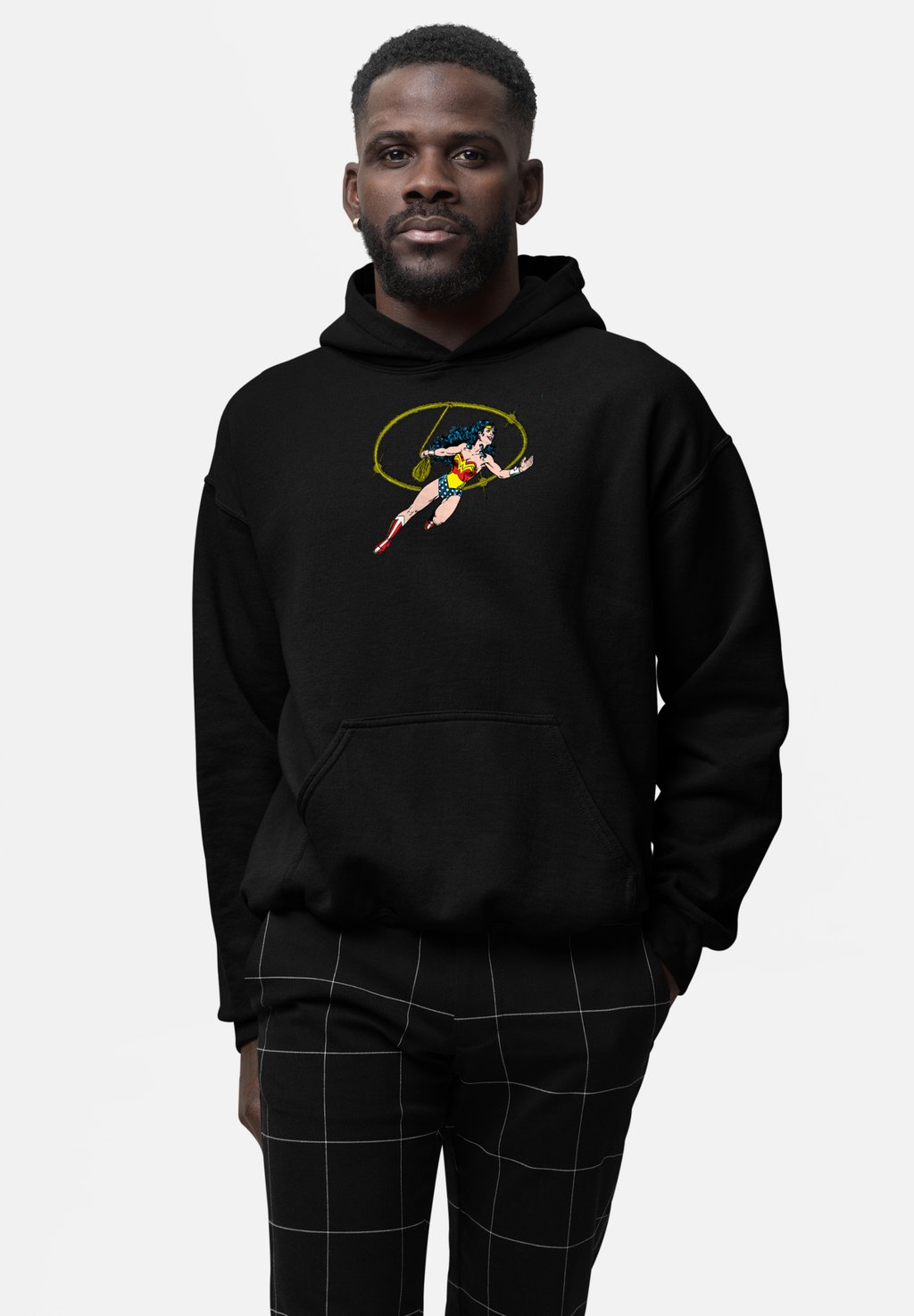 

Толстовка WONDER WOMAN LASSO OF TRUTH - Hoodie Henry Tiger, черный
