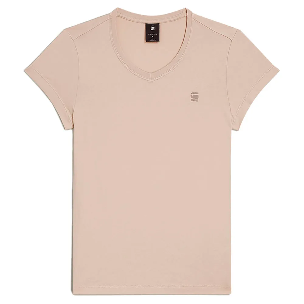 

Футболка G-Star Eyben Slim 2.0 short sleeve v neck, бежевый