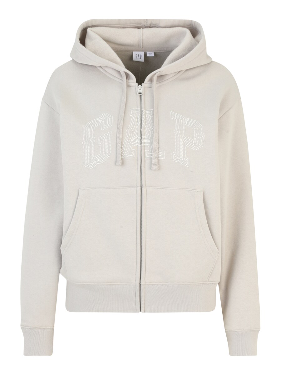 

Толстовка с капюшоном на молнии Gap Petite HERITAGE, цвет White/Wool white
