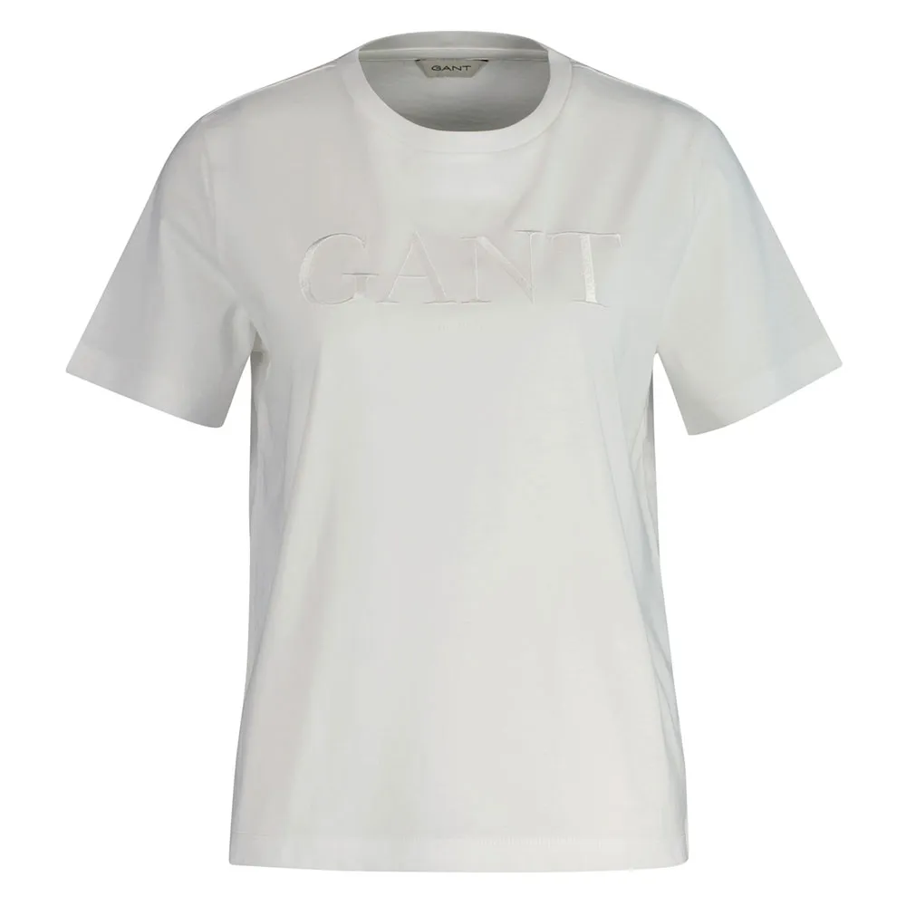 

Футболка с коротким рукавом Gant Tonal Graphic, белый