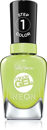 

Гибридный лак для ногтей без использования уф/светодиодной лампы Sally Hansen Miracle Gel, 052 Electri-Lime 14,7 ml