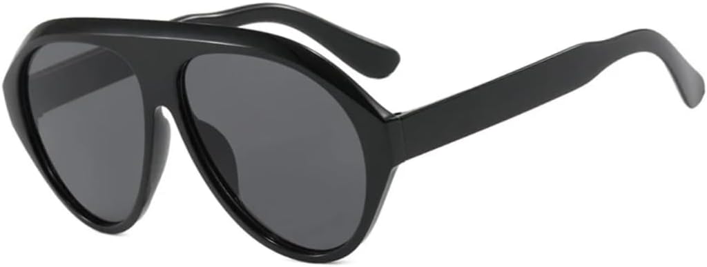 

Солнцезащитные очки с защитой UV400 | Большой, конфетный цвет, крупная оправа | для женщин и мужчин, для занятий спортом на открытом воздухе и вождения DSVIGF, Black Gray