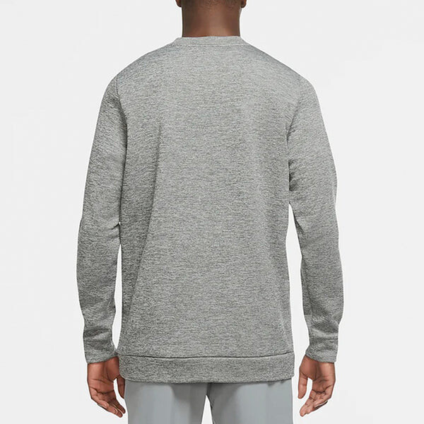 Толстовка Nike Therma Training Sport Round Collar Velvet Jacket Long Sleeve Men's Grey, серый — фото 4