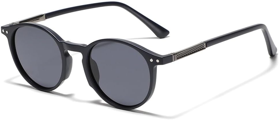 

круглые солнцезащитные очки для мужчин, для вождения, из ацетата, унисекс, поляризованные солнцезащитные очки, ретро, ​​для женщин, коричневые, серые, унисекс WNCKSQ, Dark Blue