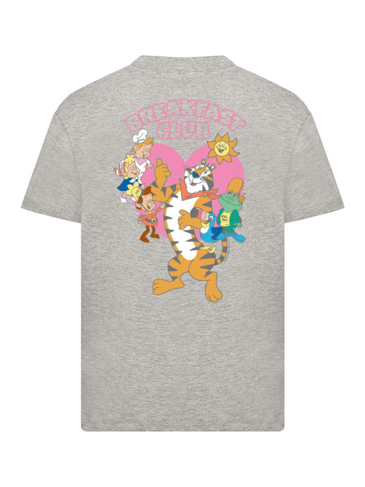 

Футболка Kellogg's Cereal Breakfast Club с изображением тигра Тони в сером меланжевом цвете F4NT4STIC, Серый, Футболка Kellogg's Cereal Breakfast Club с изображением тигра Тони в сером меланжевом цвете F4NT4STIC