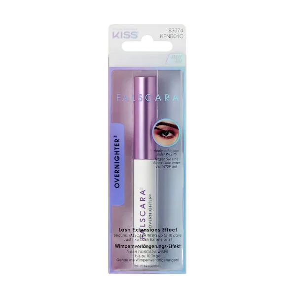 

Продлевает жизнь накладным ресницам Falscara Overnighter Kiss, 1 UD