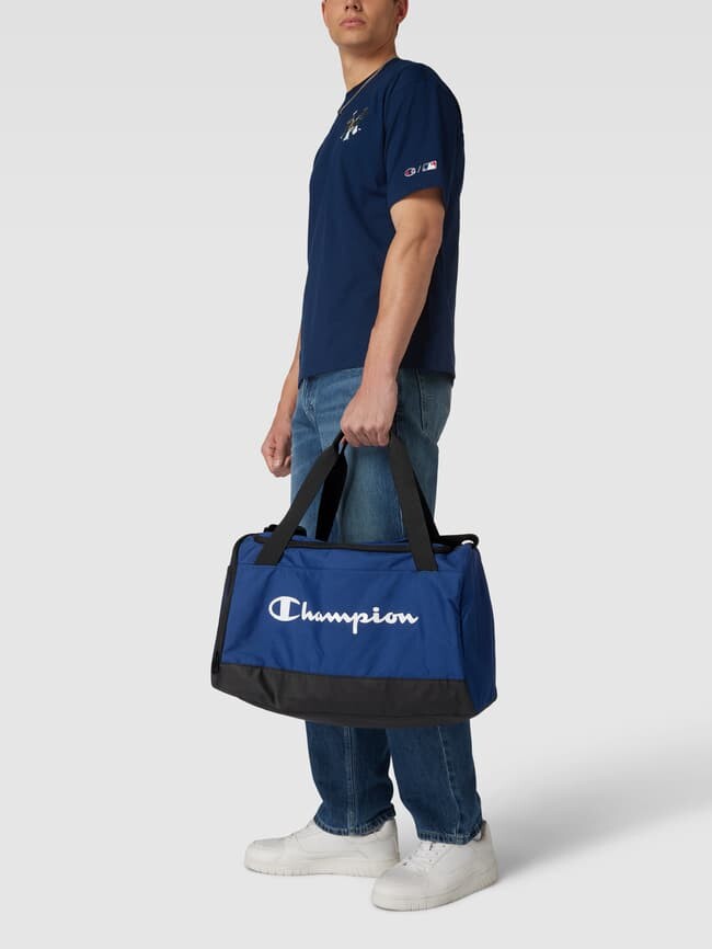 

Модель Weekender с принтом этикетки "Duffle" CHAMPION, темно-синий