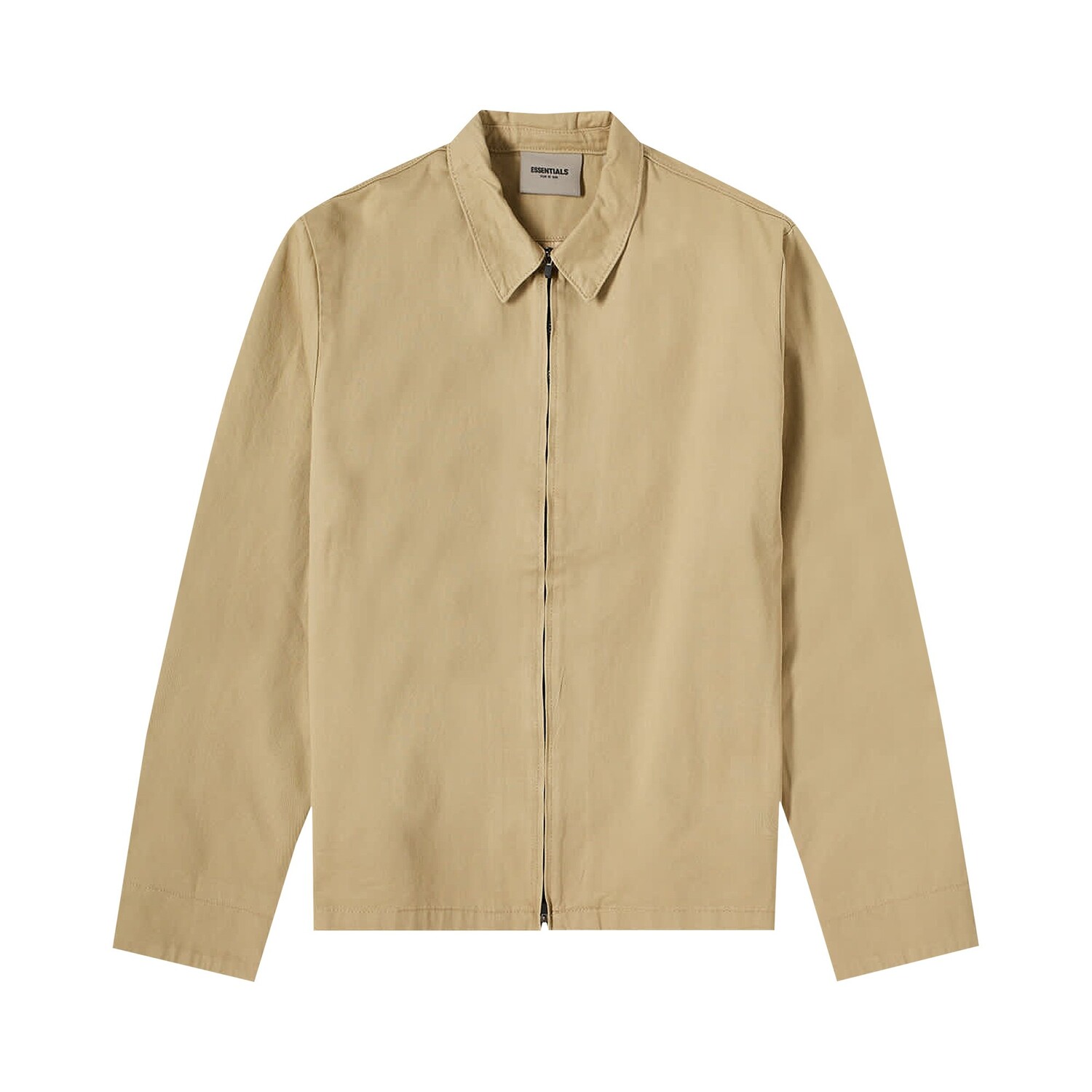 

Саржевая куртка Fear of God Essentials цвета хаки