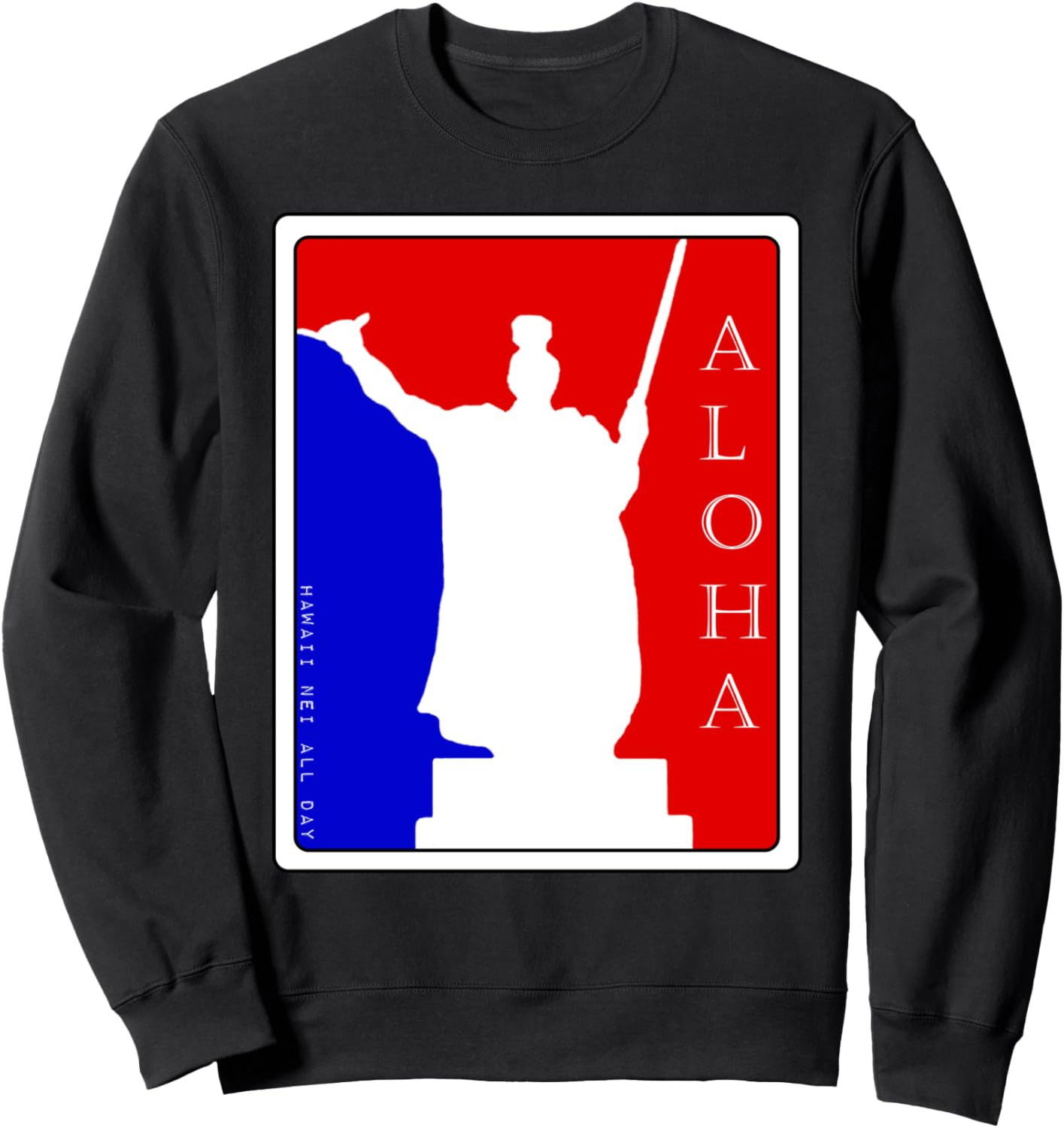 

Толстовка на весь день Aloha Spirit King Kamehameha от Hawaii Nei Hawaii Has All Day, черный