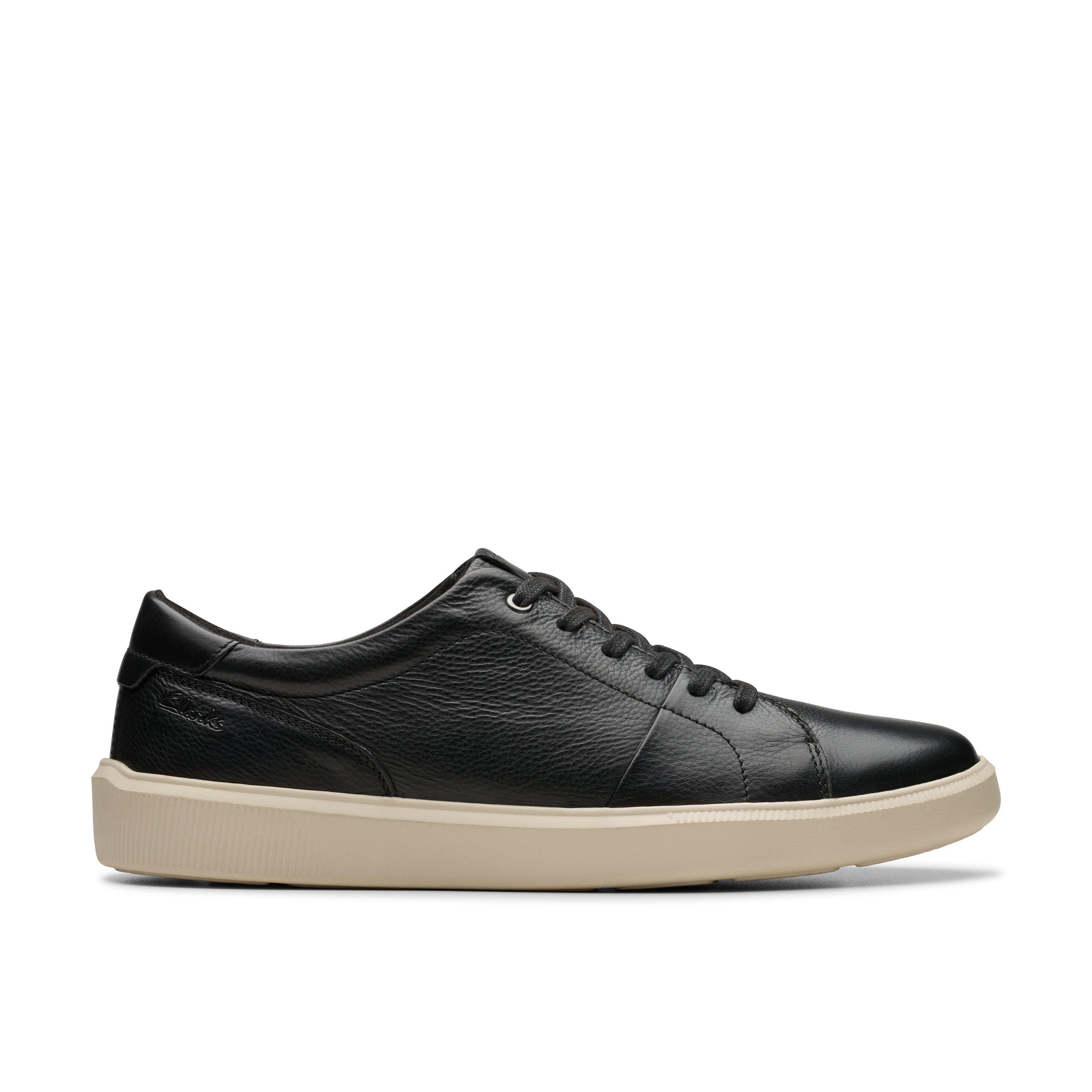 

Clarks Brodin Lace из черной кожи