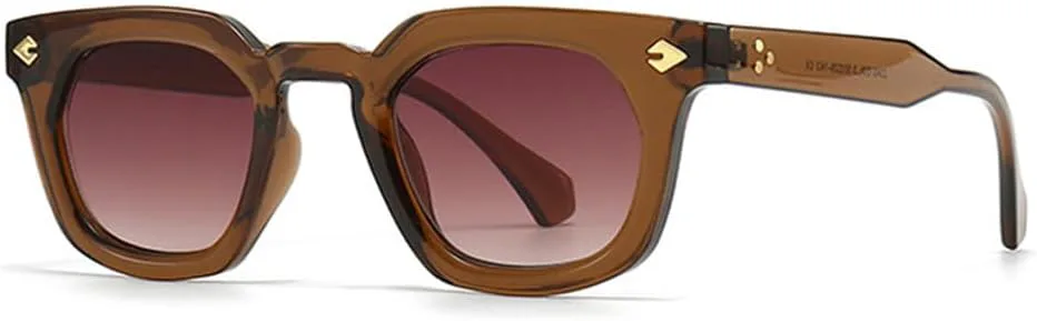 

Солнцезащитные очки UV400 с заклепками и плавным переходом цвета, подходят для женщин и мужчин, для бега и занятий спортом на открытом воздухе UYPTK, Tea Tea Gradient