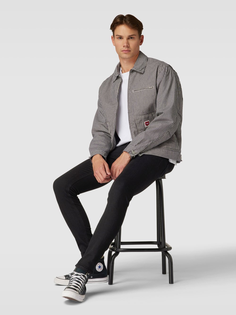 

Джинсы облегающего кроя с 5 карманами, модель «LIAM» Jack & Jones, черный