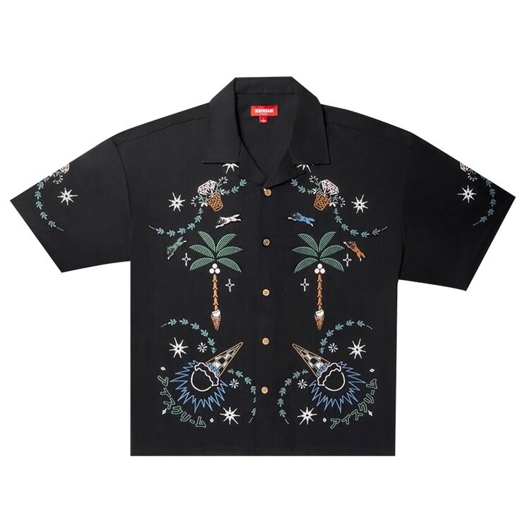 

Рубашка Icecream The Palms Short-Sleeve Shirt, черный