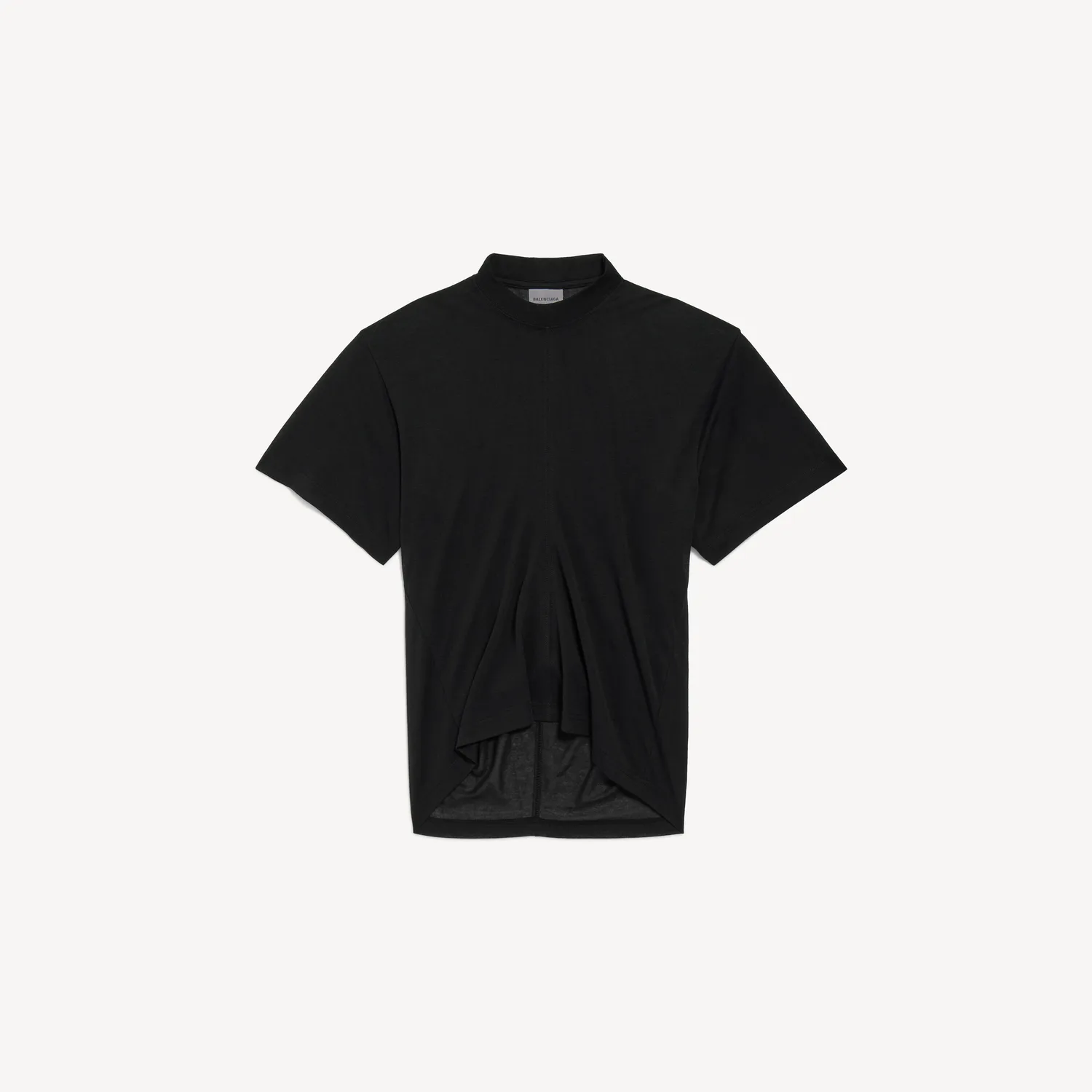 BALENCIAGA Женский топ черного цвета